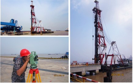 海力2號碼頭、海力6號碼頭鋼護(hù)樁沉樁完工